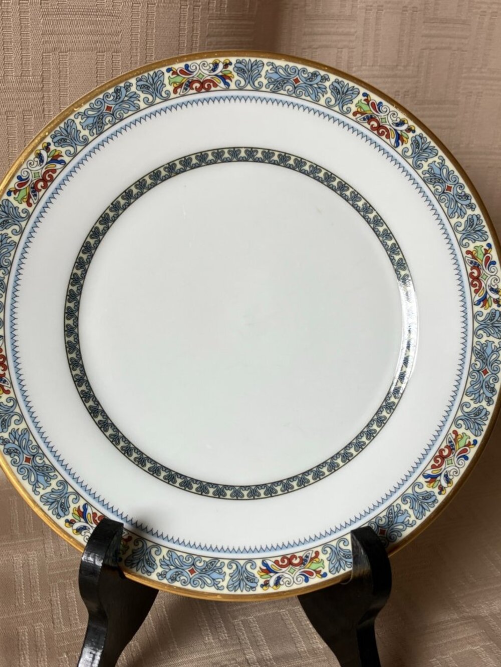 Vtg Oxford (Div of Lenox) Palisades 8 1/8" Salad Plate in Excellent Condition